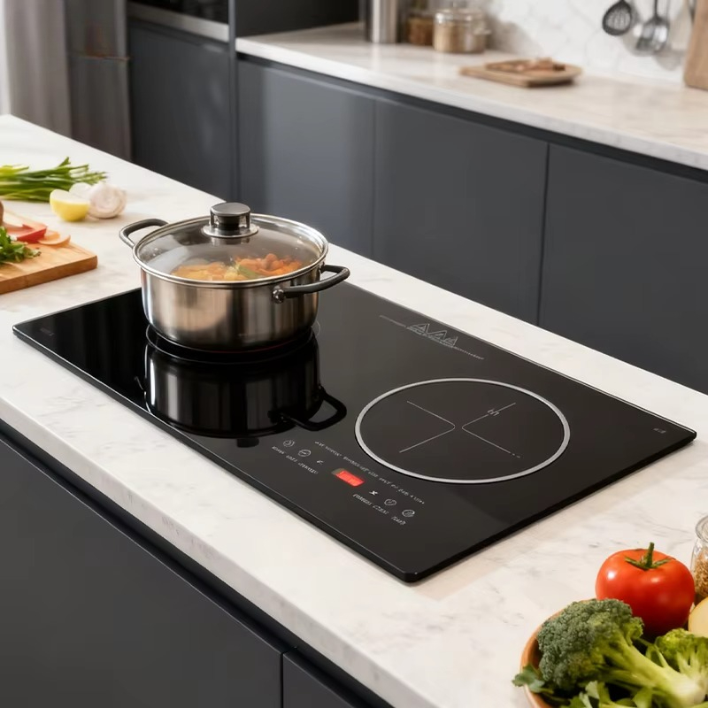 Commercial Kitchen Stove - موقد سيراميك كهربائي تجاري جديد بشعلتين