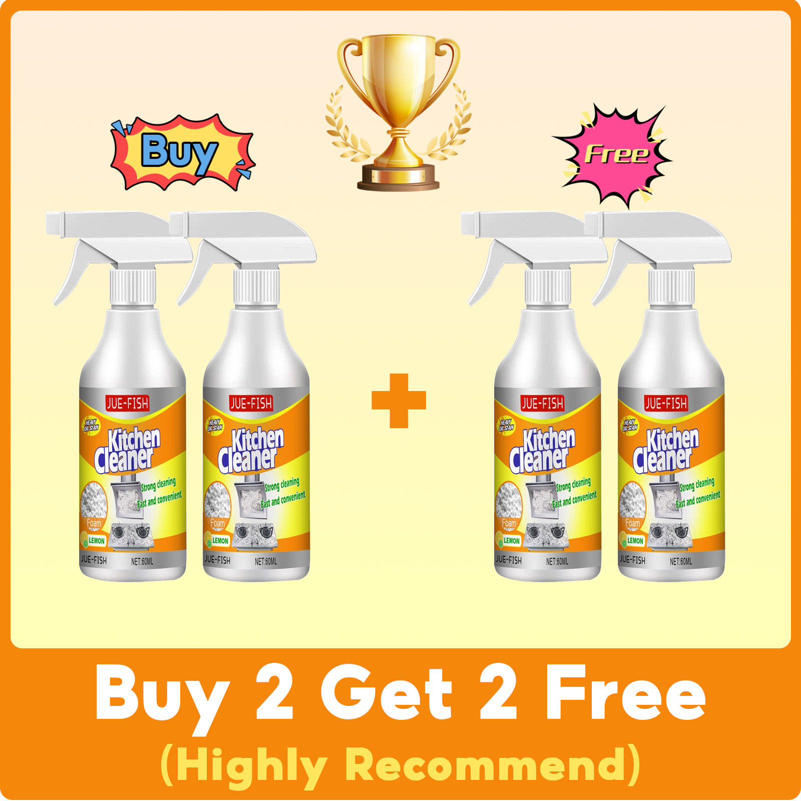 منظف الزيت مزيل رذاذ الفقاعات  - مراجعة Commercial Kitchen Grease Cleaner وسعره