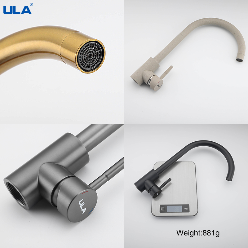 ULA صنبور المطبخ الفولاذ المقا - مراجعة Commercial Kitchen Mixer Tap وسعره