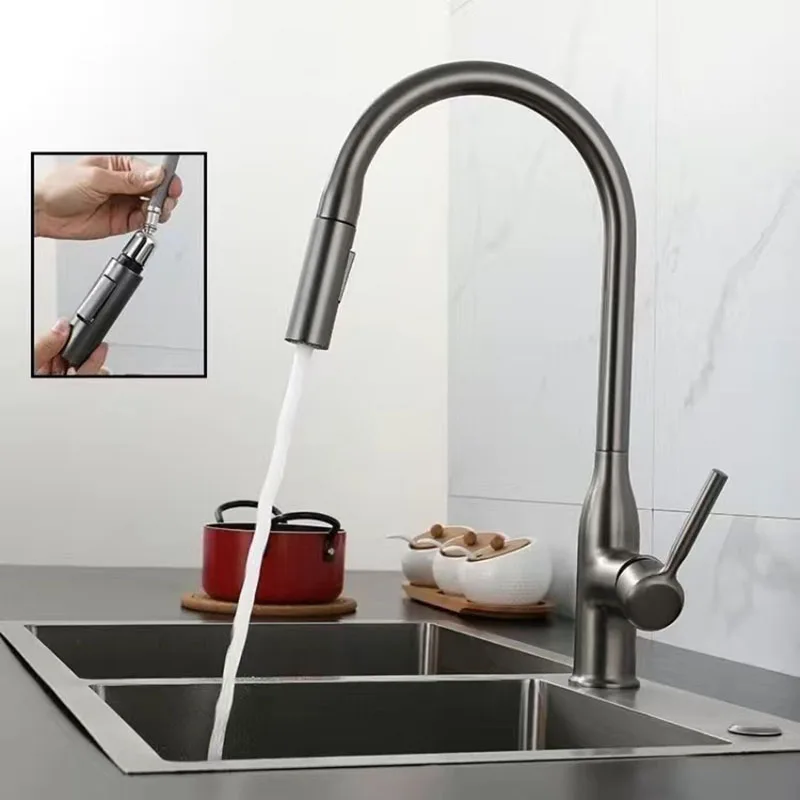 صنابير المطبخ GEGVE لحوض المطب - مراجعة Commercial Kitchen Mixer Tap وسعره