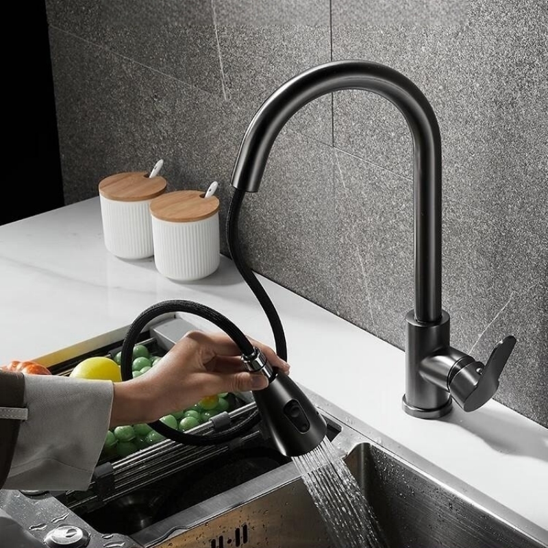 ماتي الأسود صنبور المطبخ ثقب و - مراجعة Commercial Kitchen Mixer Tap وسعره