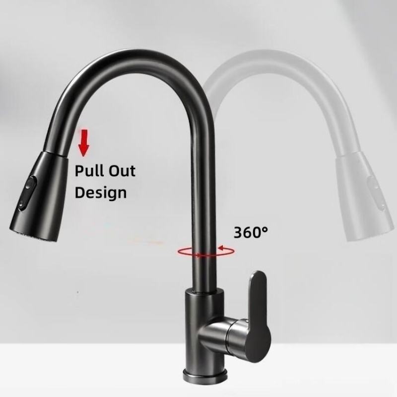 ماتي الأسود صنبور المطبخ ثقب و - مراجعة Commercial Kitchen Mixer Tap وسعره