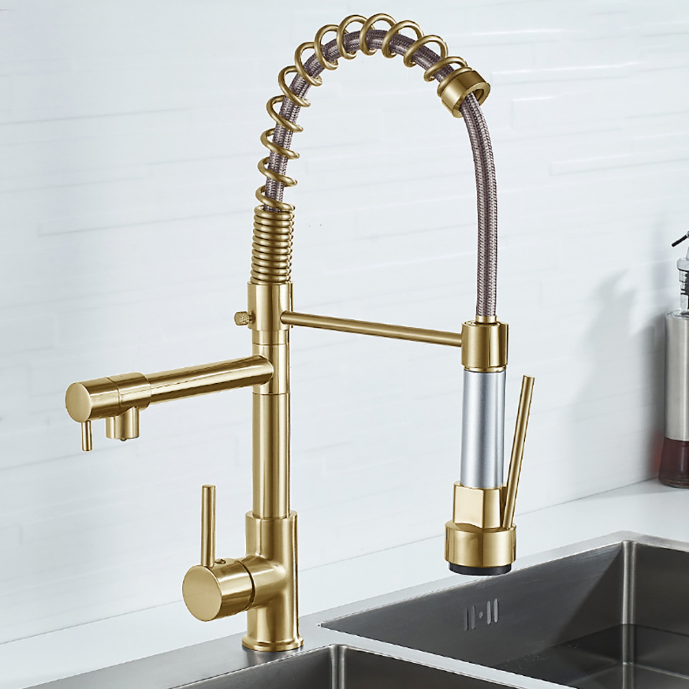 DQOK الأسود نحى الربيع سحب أسف - مراجعة Commercial Kitchen Mixer Tap وسعره