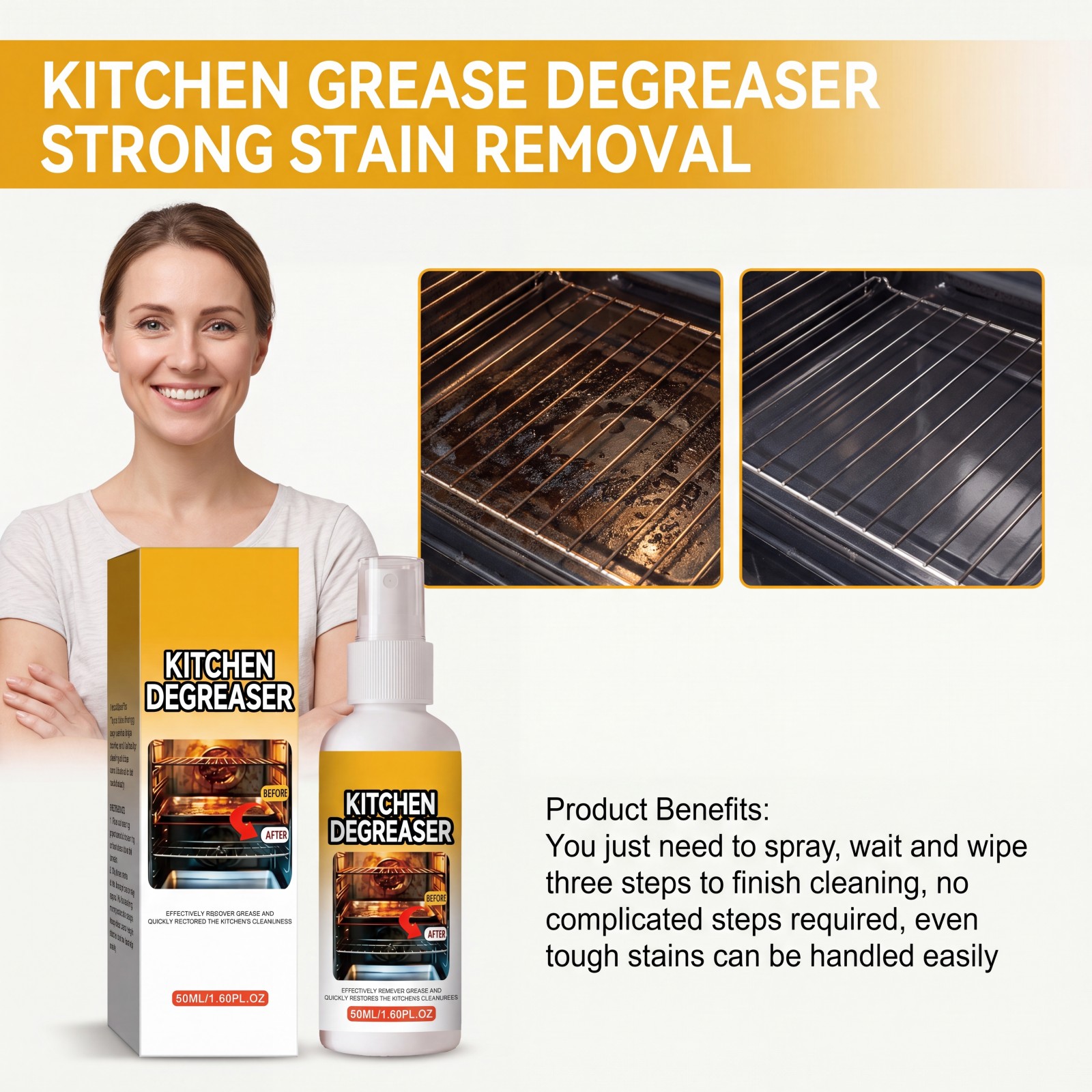 بخاخ تنظيف وإزالة الشحوم للمطب - مراجعة Commercial Kitchen Grease Cleaner وسعره