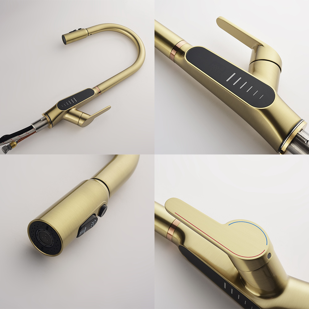 حنفية مطبخ ذكية رقمية عالية ال - مراجعة Commercial Kitchen Mixer Tap وسعره